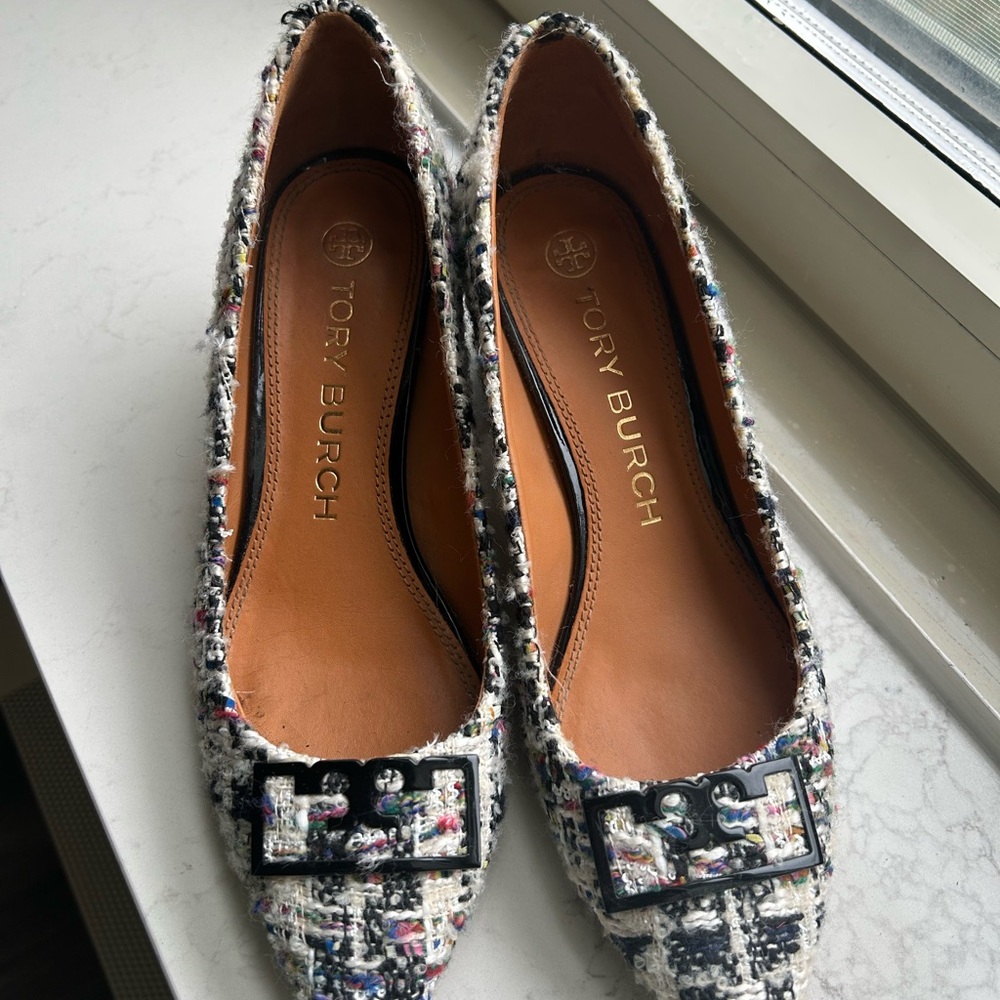 Tory Burch Tweed Gigi Pump